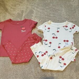 Cherry Print 3T Pajama Set